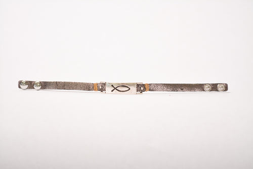 Leather Fish Bracelet