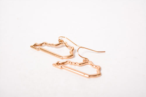 State Outline Earrings