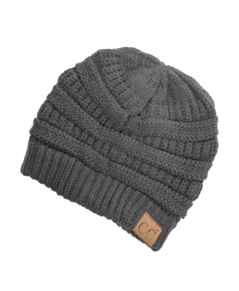 Dark Grey CC Beanie