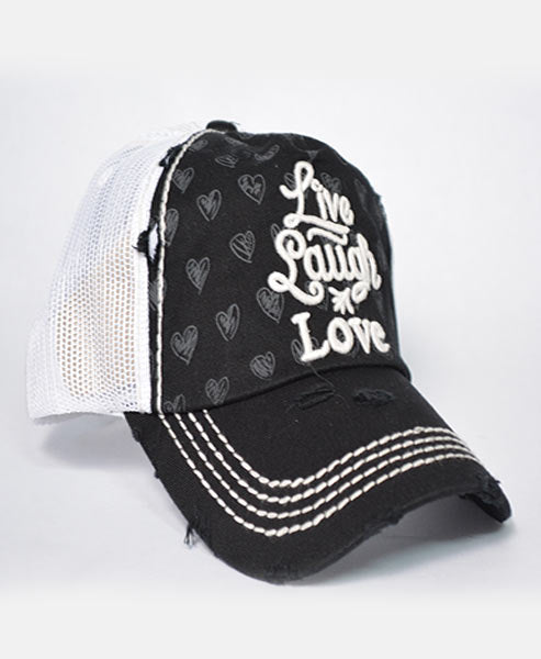 Live Laugh Love Hat