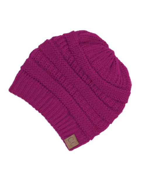 Mauve CC Beanie