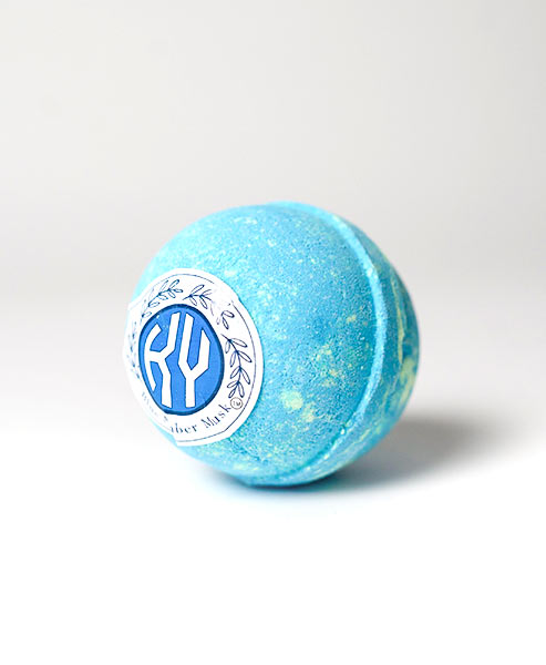 Crushed Blue Amber Bath Bomb