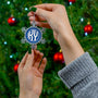 KY Girl Pewter Snowflake Ornament