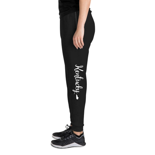 Kentucky Script Black Unisex Joggers