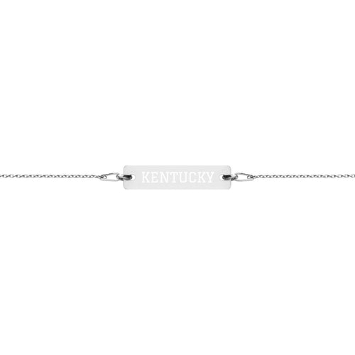 Kentucky Graduate Silver Chain Bracelet
