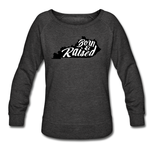 Born & Raised Crewneck Sweatshirt - heather black