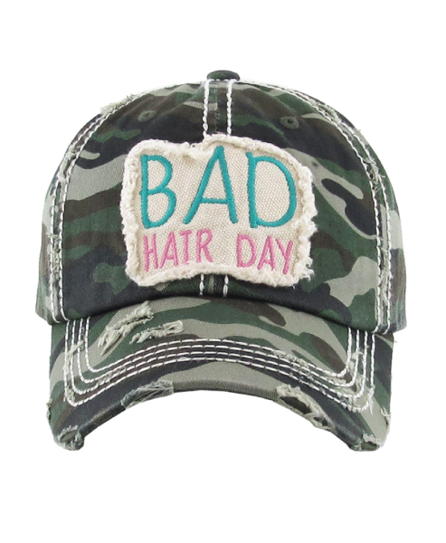 Hair Day Camo Hat