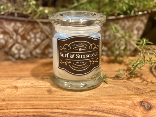 Surf and Sunscreen Candle