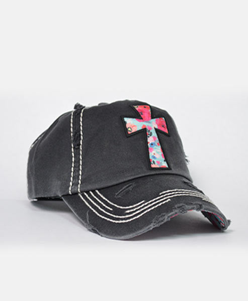 Cross Hat-Black