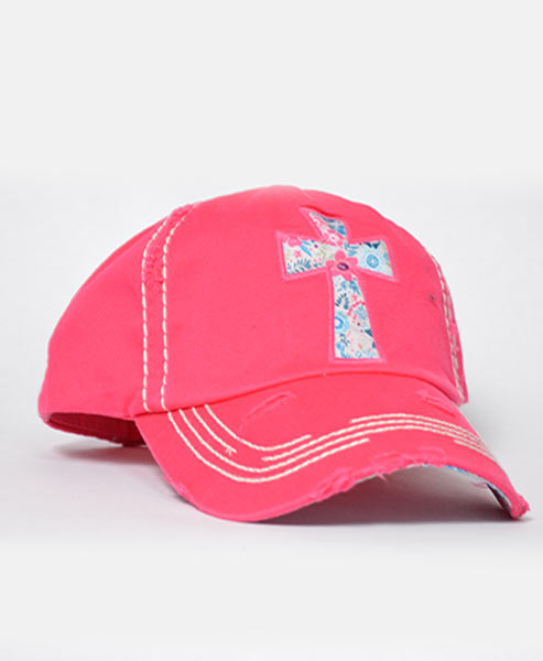 Cross Hat-Pink