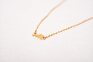 Dainty State Necklace