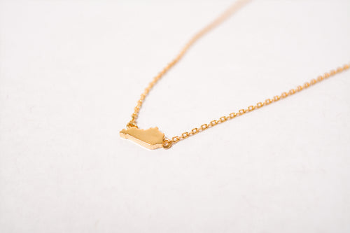 Dainty State Necklace