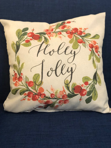 Holly Jolly Pillow