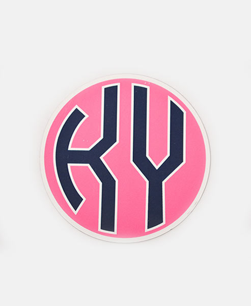 KY Decal - Navy & Pink