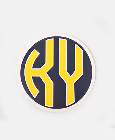 KY Decal - Navy & Yellow