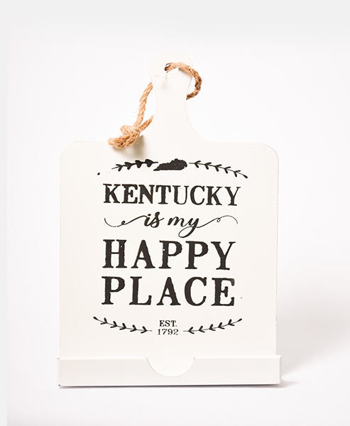 Kentucky is My Happy Place Recipe Stand