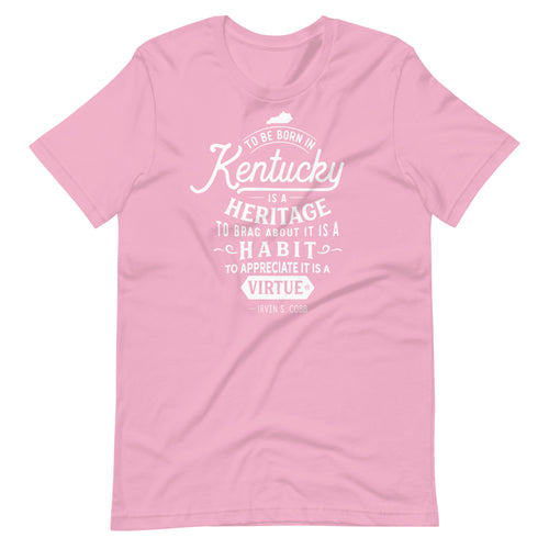 Kentucky is a Heritage SS Tee (Pink)