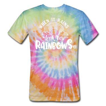 Look for Rainbows Tie Dye Tee - rainbow