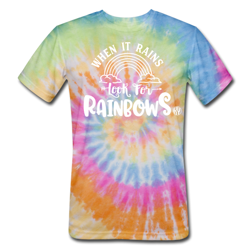 Look for Rainbows Tie Dye Tee - rainbow