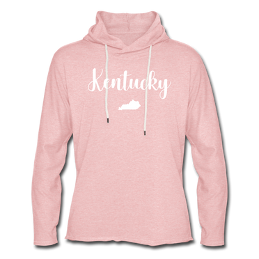 Kentucky Lightweight Hoodie - cream heather pink