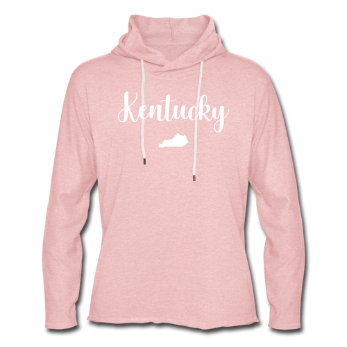Kentucky Lightweight Hoodie - cream heather pink