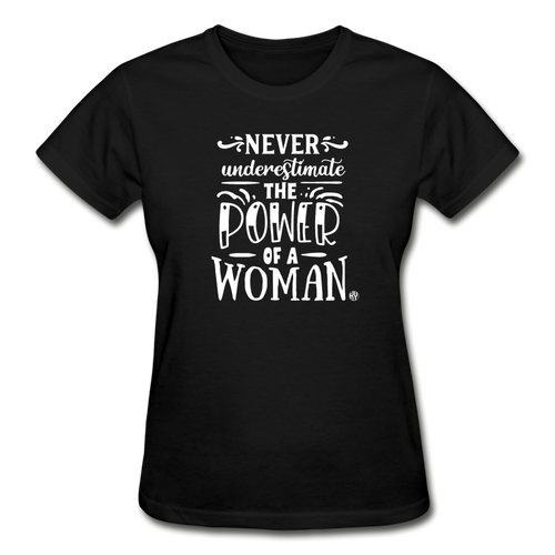 Power of a Woman SS Tee - black