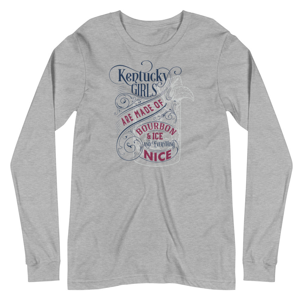 Womens Kentucky Tshirt - Kentucky Girls Are Bourbon And Ice Womens Kentucky Tshirt - Kentucky Girls Are Bourbon And Ice